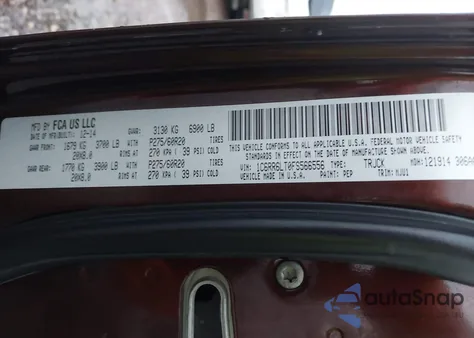 2015 Ram 1500 Lone Star z USA, uszkodzony, nr VIN 1C6RR6LT0FS566556